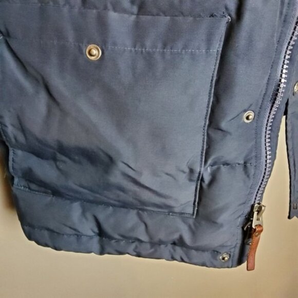 Woolrich Langhorne Men's Puffer Jacket Size Medium Deep Navy 550 Fill 16106 - Picture 4 of 14